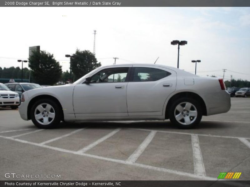 Bright Silver Metallic / Dark Slate Gray 2008 Dodge Charger SE