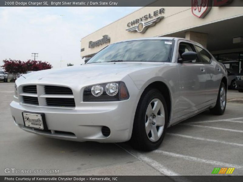 Bright Silver Metallic / Dark Slate Gray 2008 Dodge Charger SE