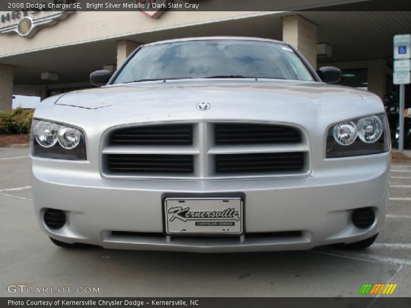 Bright Silver Metallic / Dark Slate Gray 2008 Dodge Charger SE