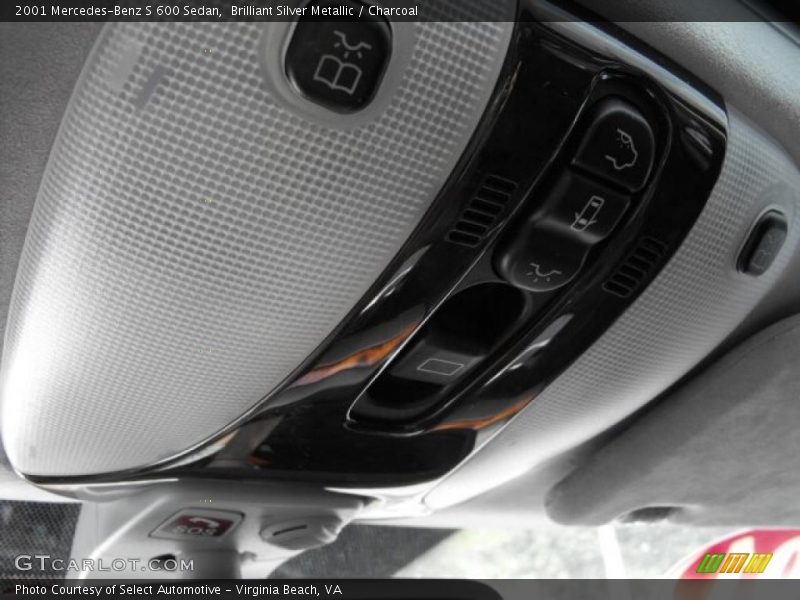 Brilliant Silver Metallic / Charcoal 2001 Mercedes-Benz S 600 Sedan