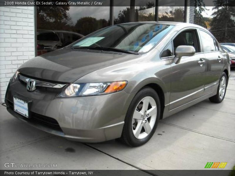 Galaxy Gray Metallic / Gray 2008 Honda Civic EX Sedan