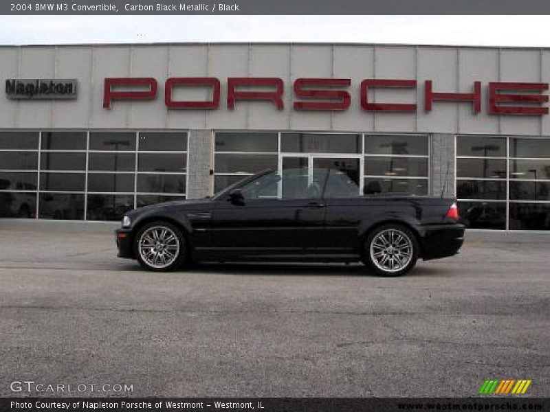 Carbon Black Metallic / Black 2004 BMW M3 Convertible