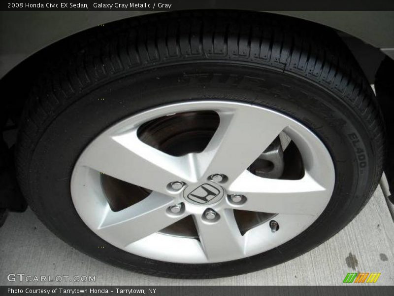 Galaxy Gray Metallic / Gray 2008 Honda Civic EX Sedan