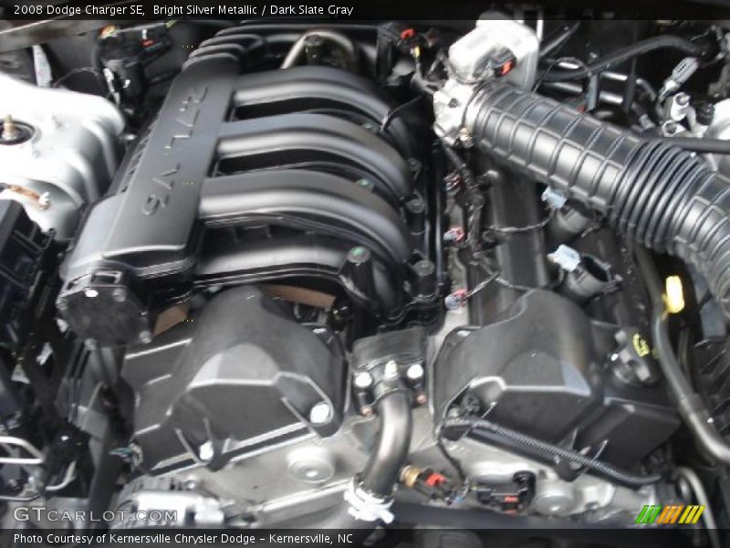 Bright Silver Metallic / Dark Slate Gray 2008 Dodge Charger SE