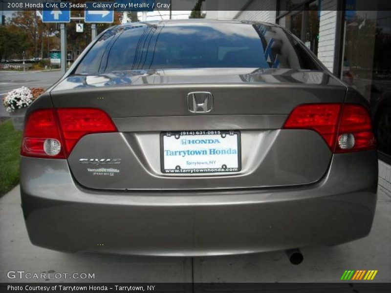 Galaxy Gray Metallic / Gray 2008 Honda Civic EX Sedan