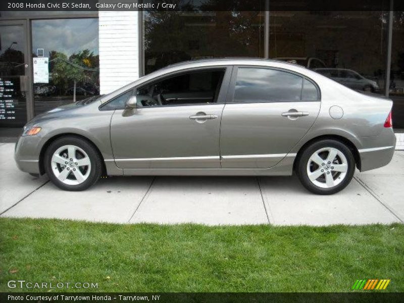 Galaxy Gray Metallic / Gray 2008 Honda Civic EX Sedan