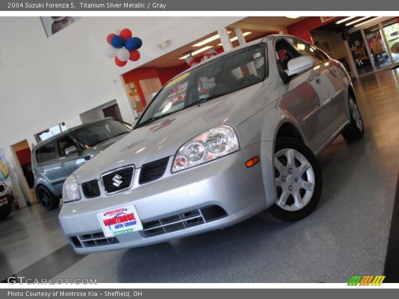 Titanium Silver Metallic / Gray 2004 Suzuki Forenza S
