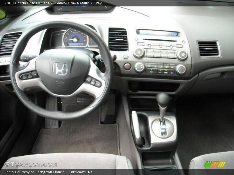 Galaxy Gray Metallic / Gray 2008 Honda Civic EX Sedan