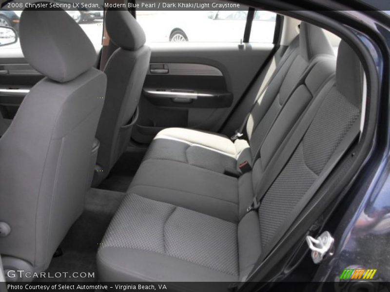 Modern Blue Pearl / Dark Khaki/Light Graystone 2008 Chrysler Sebring LX Sedan