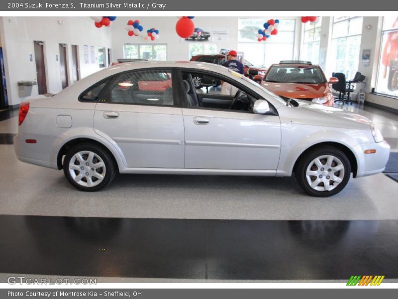 Titanium Silver Metallic / Gray 2004 Suzuki Forenza S