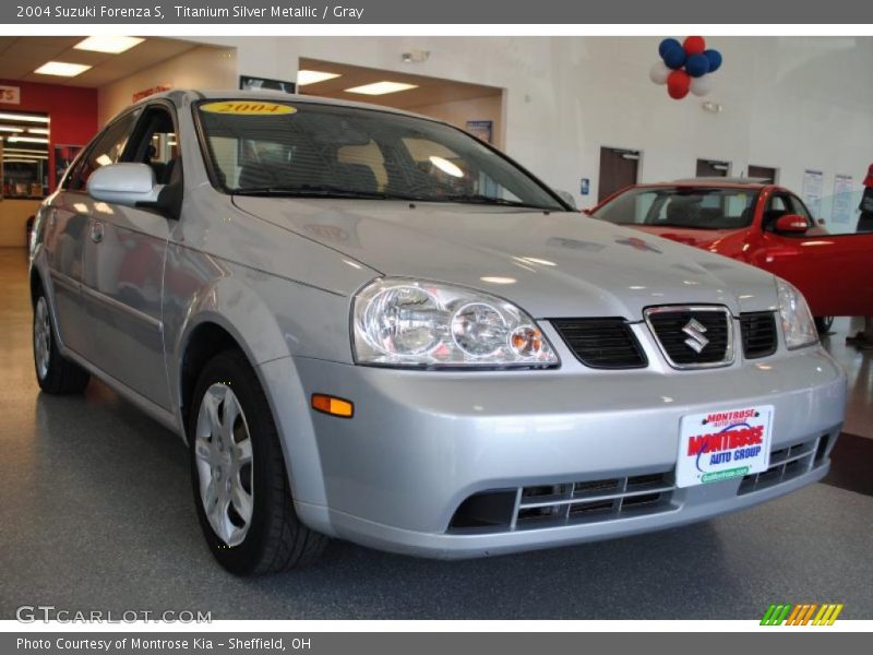 Titanium Silver Metallic / Gray 2004 Suzuki Forenza S