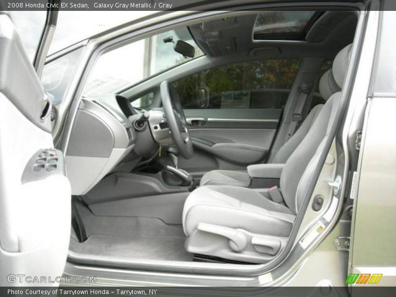 Galaxy Gray Metallic / Gray 2008 Honda Civic EX Sedan