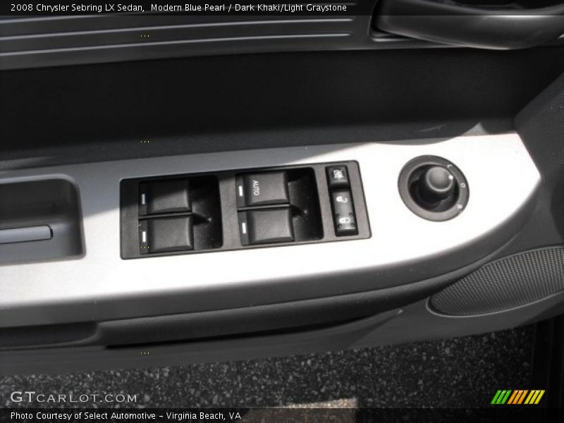 Modern Blue Pearl / Dark Khaki/Light Graystone 2008 Chrysler Sebring LX Sedan