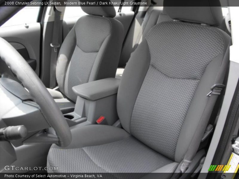 Modern Blue Pearl / Dark Khaki/Light Graystone 2008 Chrysler Sebring LX Sedan