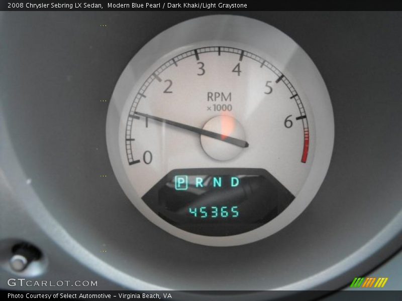 Modern Blue Pearl / Dark Khaki/Light Graystone 2008 Chrysler Sebring LX Sedan