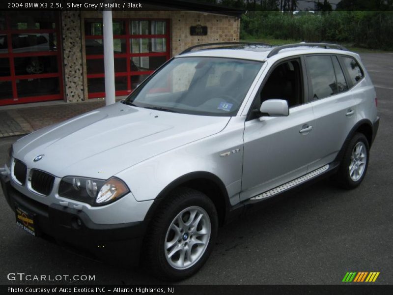 Silver Grey Metallic / Black 2004 BMW X3 2.5i