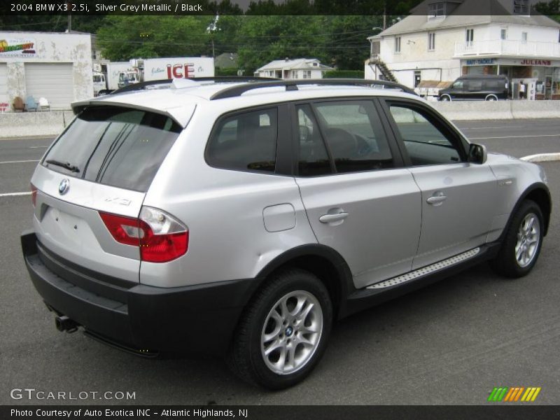 Silver Grey Metallic / Black 2004 BMW X3 2.5i