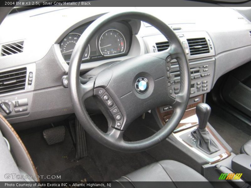 Silver Grey Metallic / Black 2004 BMW X3 2.5i