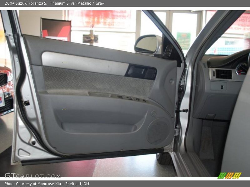 Titanium Silver Metallic / Gray 2004 Suzuki Forenza S