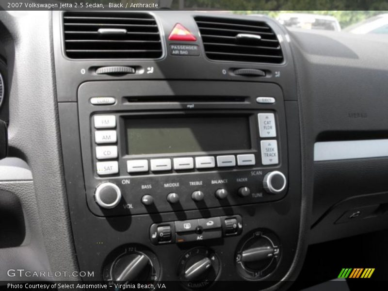 Black / Anthracite 2007 Volkswagen Jetta 2.5 Sedan