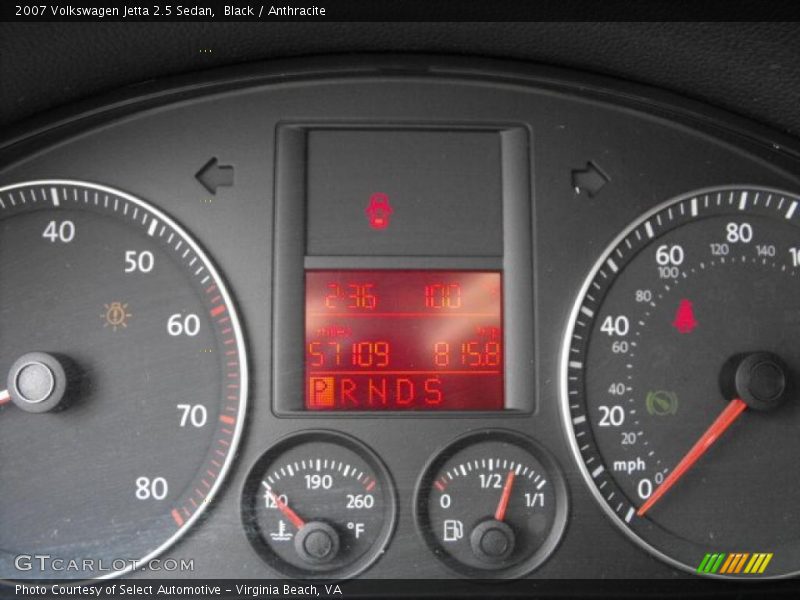 Black / Anthracite 2007 Volkswagen Jetta 2.5 Sedan