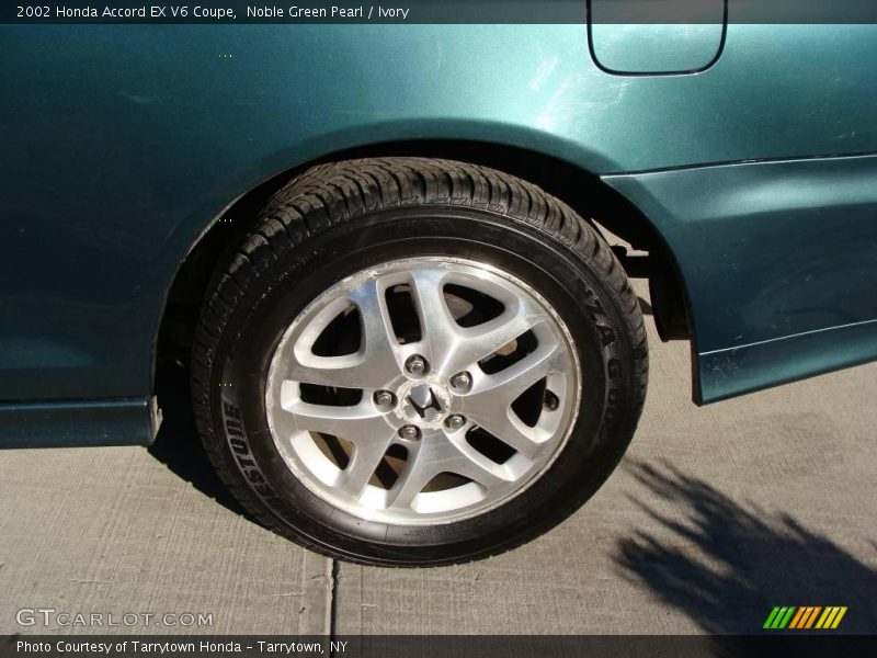Noble Green Pearl / Ivory 2002 Honda Accord EX V6 Coupe