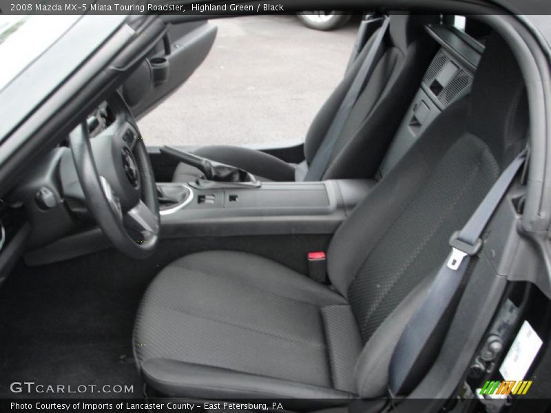 Highland Green / Black 2008 Mazda MX-5 Miata Touring Roadster
