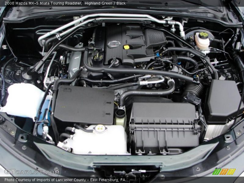 Highland Green / Black 2008 Mazda MX-5 Miata Touring Roadster