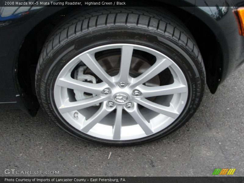 Highland Green / Black 2008 Mazda MX-5 Miata Touring Roadster