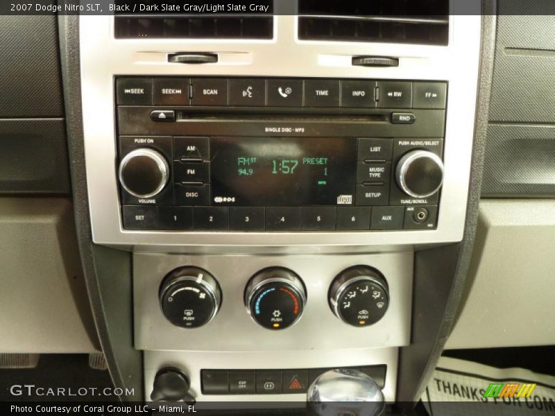 Black / Dark Slate Gray/Light Slate Gray 2007 Dodge Nitro SLT