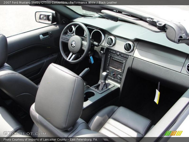 Performance White / Black Leather 2007 Ford Mustang Shelby GT500 Convertible