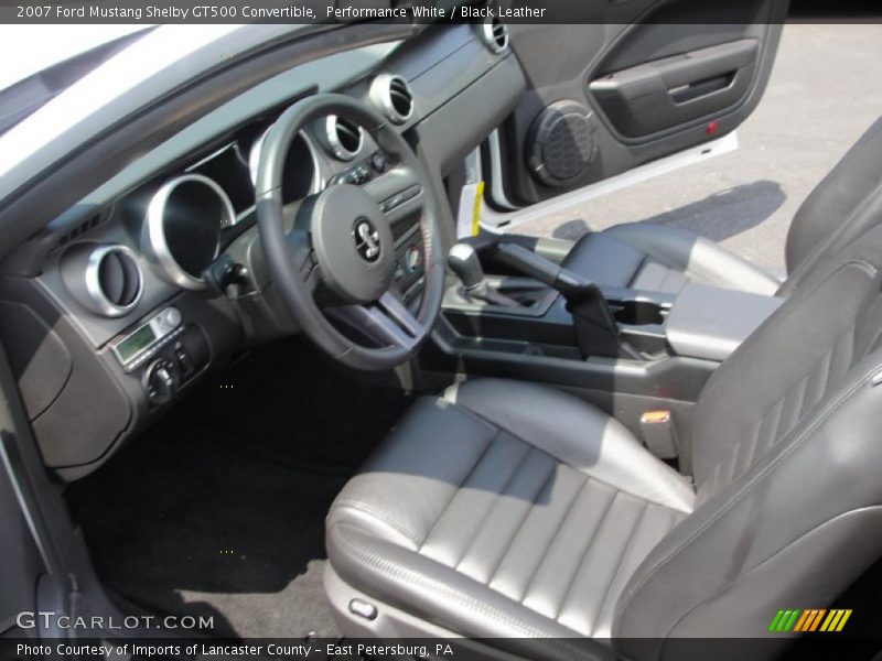 Performance White / Black Leather 2007 Ford Mustang Shelby GT500 Convertible