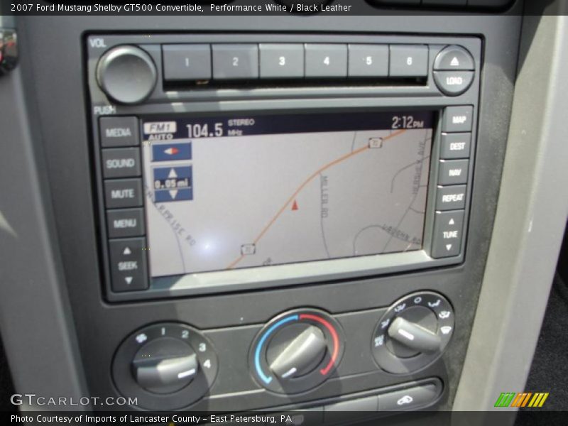 Performance White / Black Leather 2007 Ford Mustang Shelby GT500 Convertible