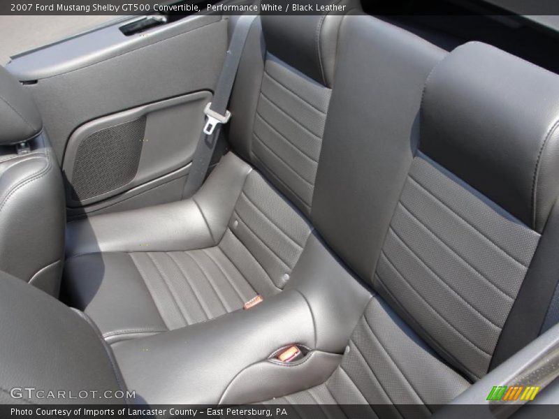 Performance White / Black Leather 2007 Ford Mustang Shelby GT500 Convertible