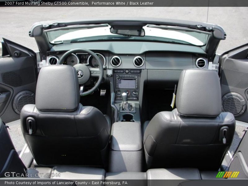 Performance White / Black Leather 2007 Ford Mustang Shelby GT500 Convertible