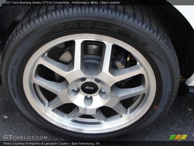 Performance White / Black Leather 2007 Ford Mustang Shelby GT500 Convertible
