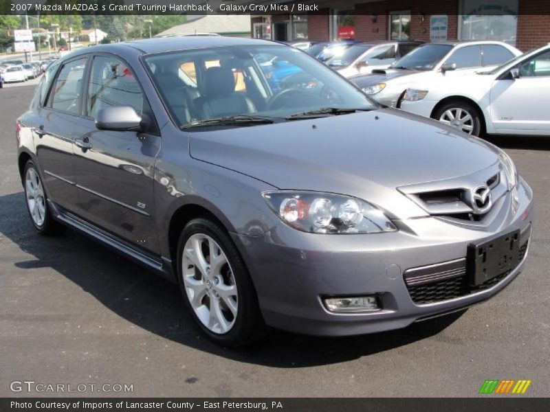 Galaxy Gray Mica / Black 2007 Mazda MAZDA3 s Grand Touring Hatchback