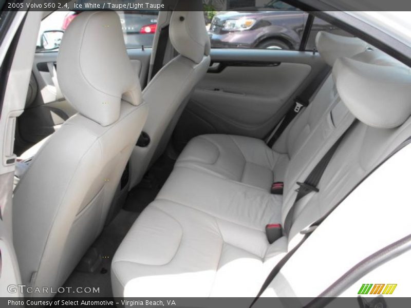 Ice White / Taupe/Light Taupe 2005 Volvo S60 2.4