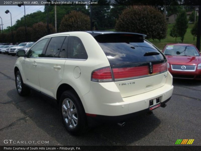 Creme Brulee Metallic / Medium Camel 2007 Lincoln MKX AWD