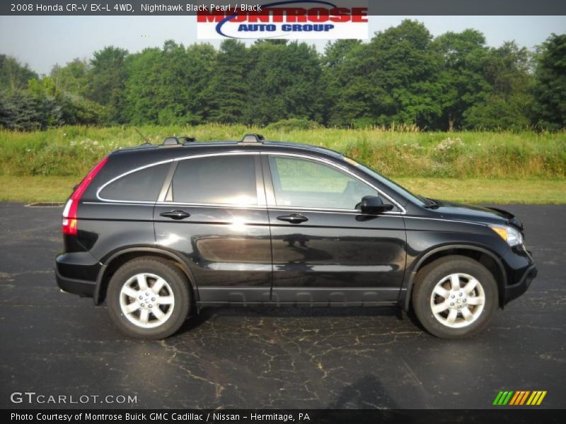 Nighthawk Black Pearl / Black 2008 Honda CR-V EX-L 4WD
