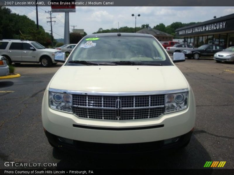 Creme Brulee Metallic / Medium Camel 2007 Lincoln MKX AWD