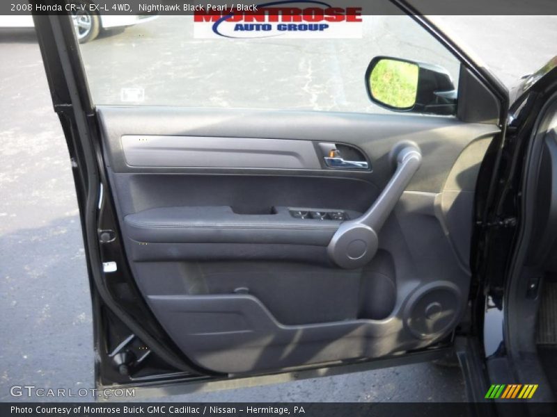 Nighthawk Black Pearl / Black 2008 Honda CR-V EX-L 4WD