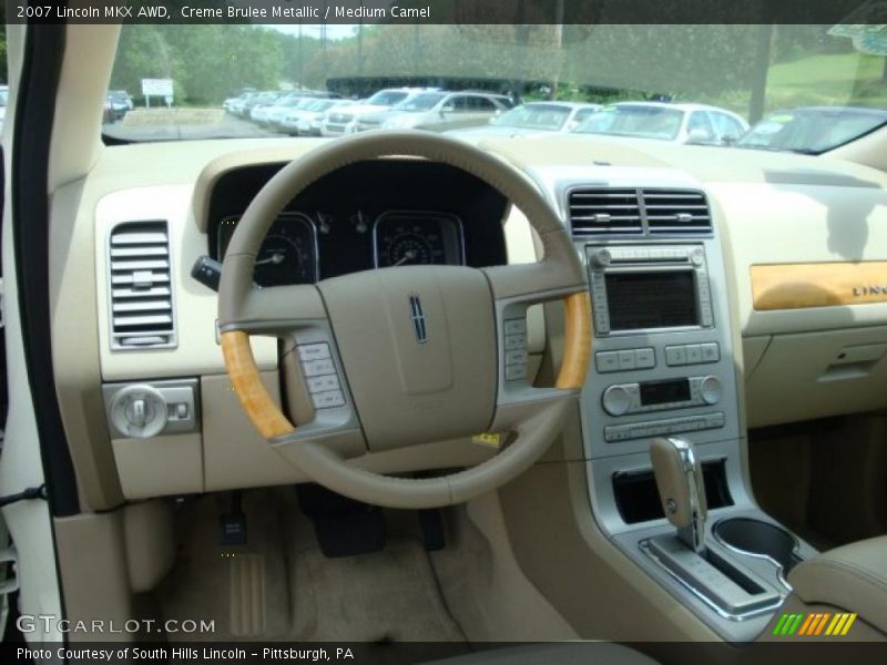 Creme Brulee Metallic / Medium Camel 2007 Lincoln MKX AWD