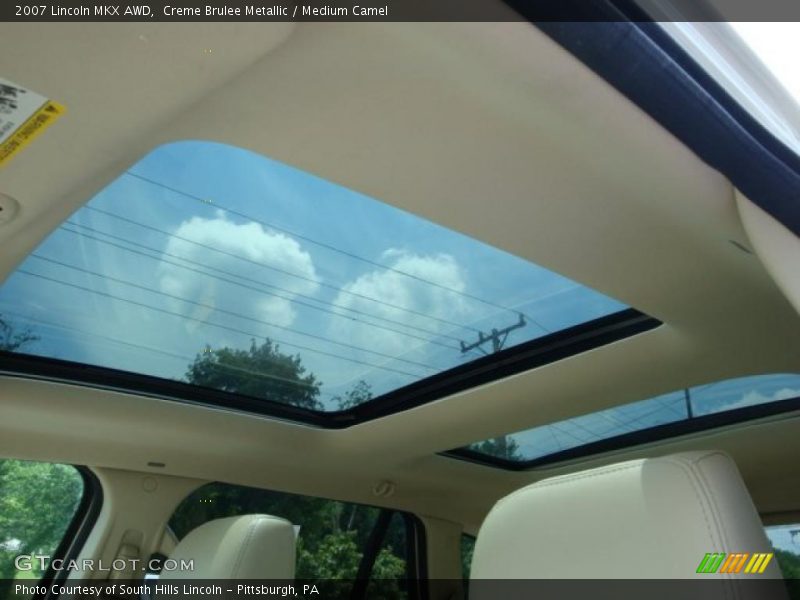 Creme Brulee Metallic / Medium Camel 2007 Lincoln MKX AWD