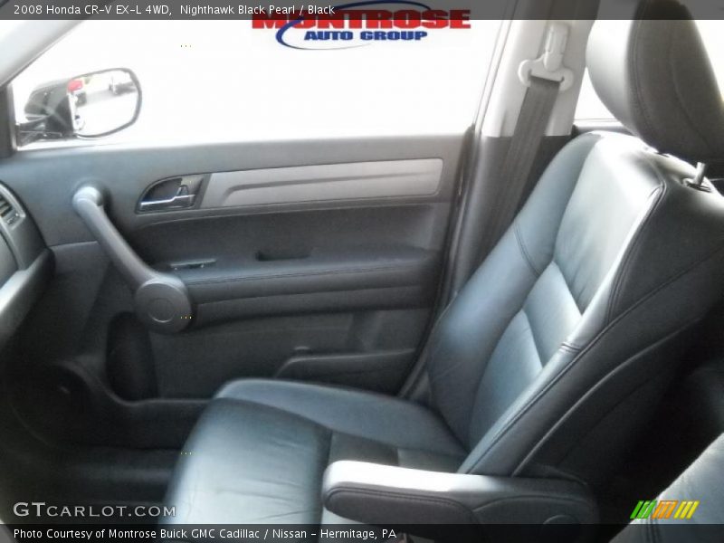 Nighthawk Black Pearl / Black 2008 Honda CR-V EX-L 4WD