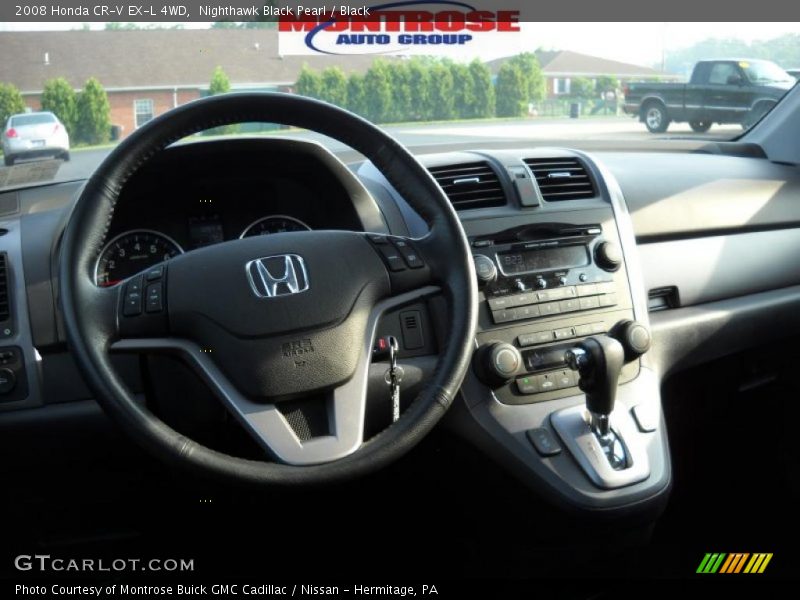 Nighthawk Black Pearl / Black 2008 Honda CR-V EX-L 4WD