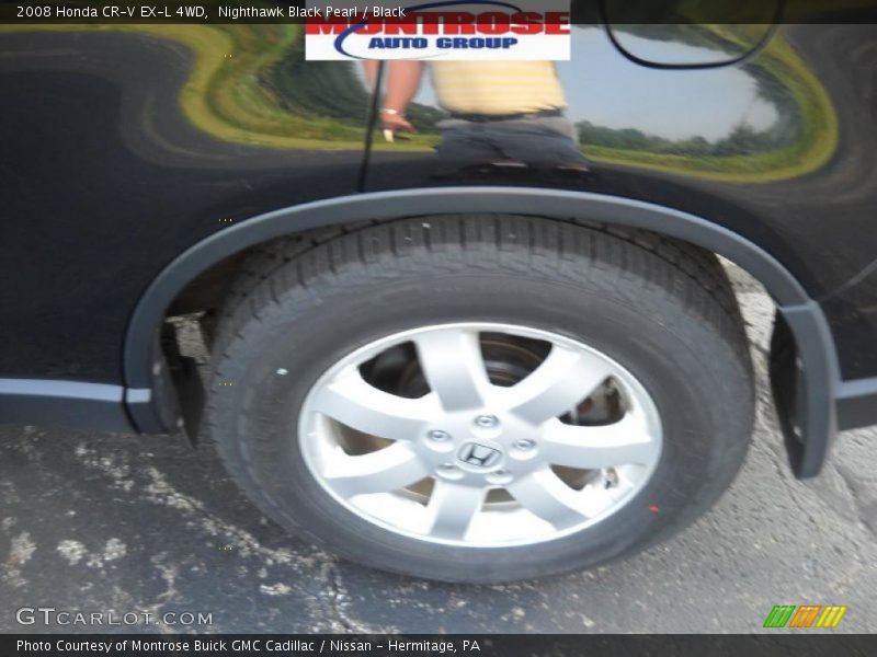 Nighthawk Black Pearl / Black 2008 Honda CR-V EX-L 4WD