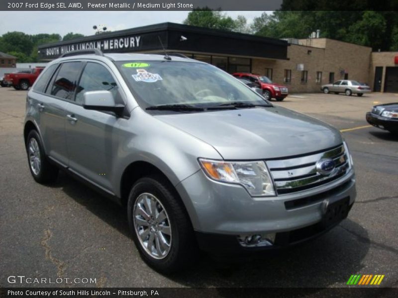 Pewter Metallic / Medium Light Stone 2007 Ford Edge SEL AWD