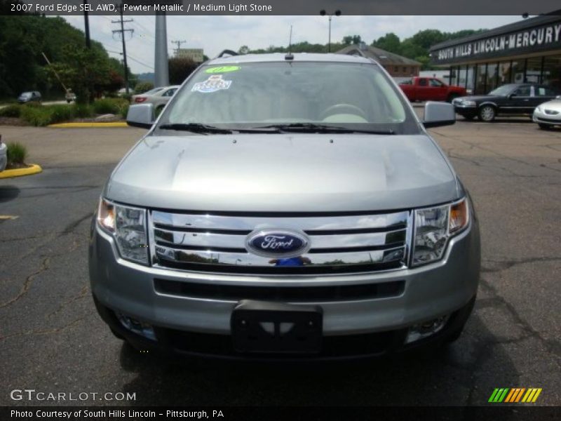 Pewter Metallic / Medium Light Stone 2007 Ford Edge SEL AWD