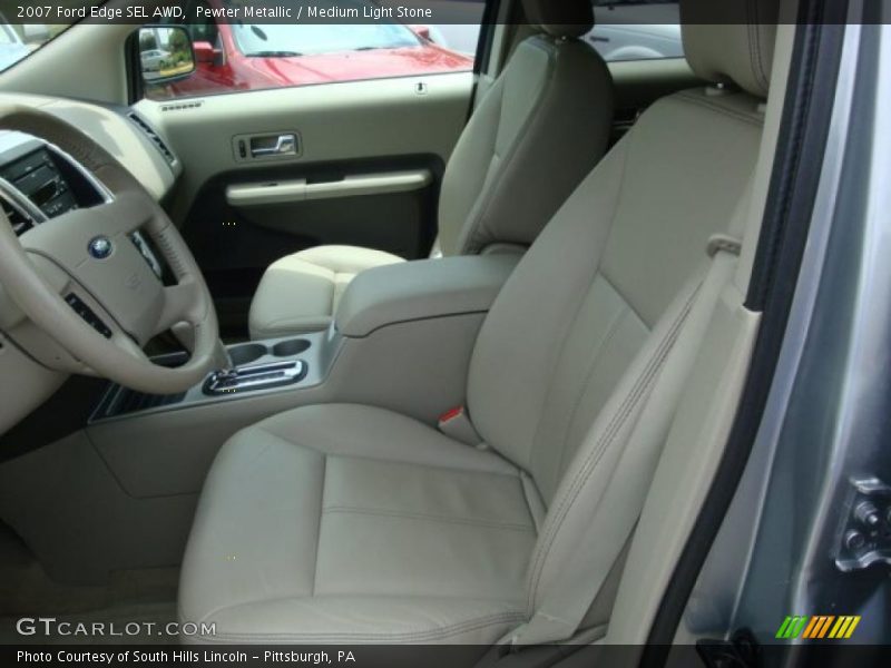 Pewter Metallic / Medium Light Stone 2007 Ford Edge SEL AWD